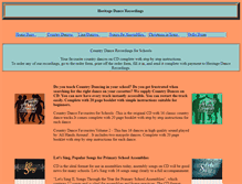 Tablet Screenshot of heritagedancerecordings.co.uk